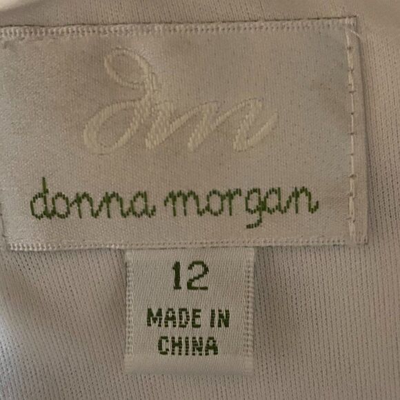 Donna Morgan Vintage Style Hounds Tooth Fitted Dress Size 12 - Picture 7 of 8